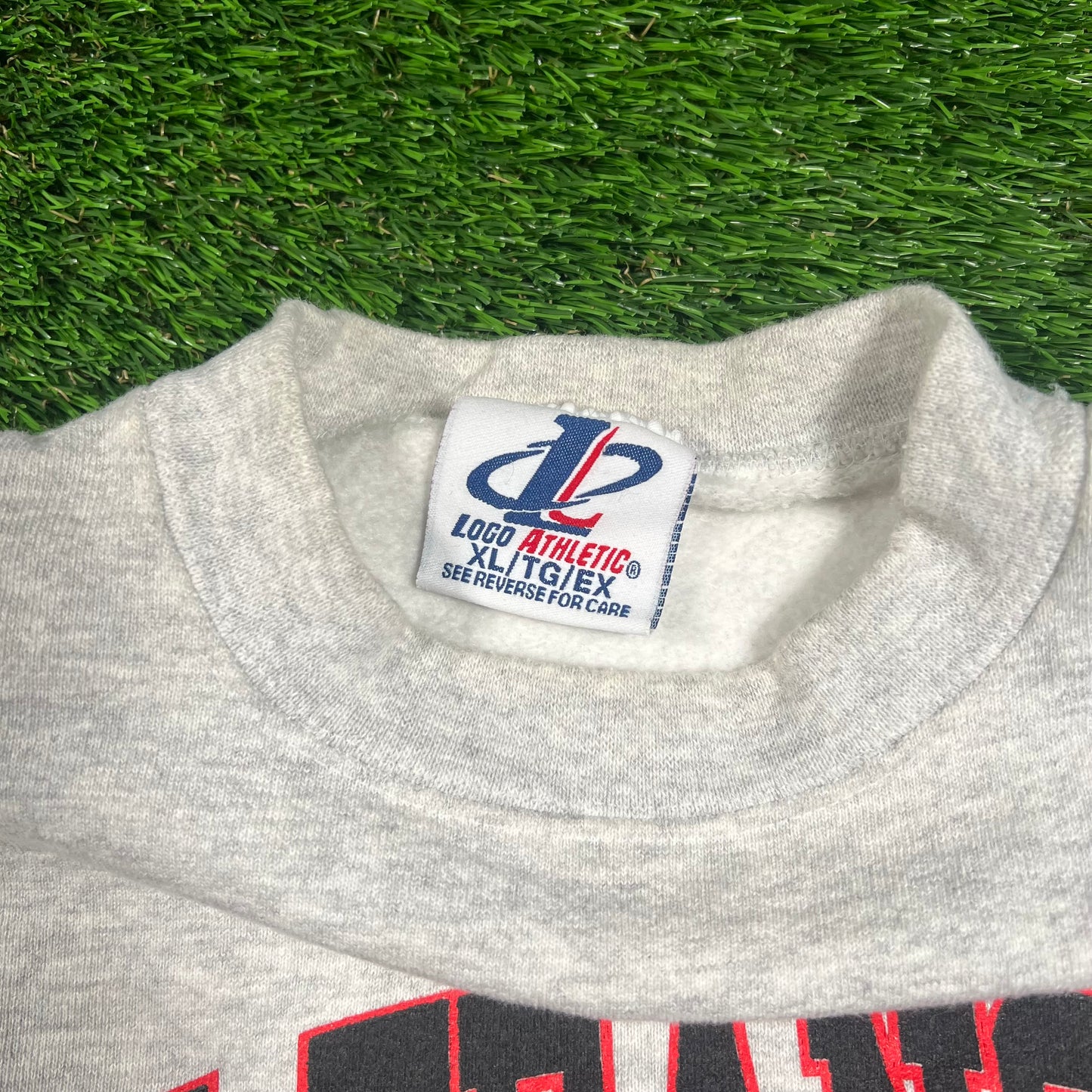 1995 San Francisco Spiders NHL Hockey Grey Crewneck Size XL USED v18259