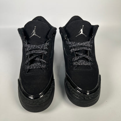 Jordan 3 Black Cat (2025) Size 5Y USED s18533