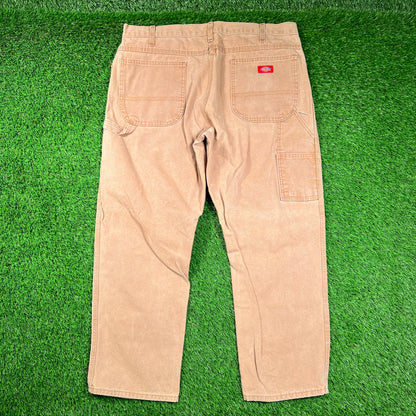 Y2K Dickies Khaki Workwear Pants Size 38 USED v18557