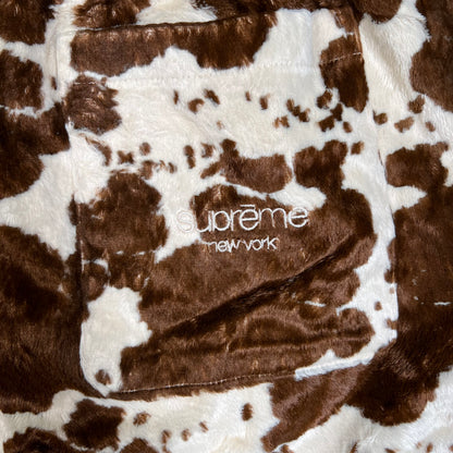 Supreme Faux Fur Cow Print Shorts Size Small USED x17611