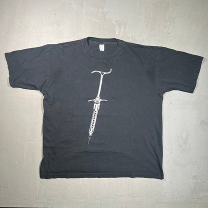 1993 Ice Cube Lethal Injection Black Tee Size XL USED v19461