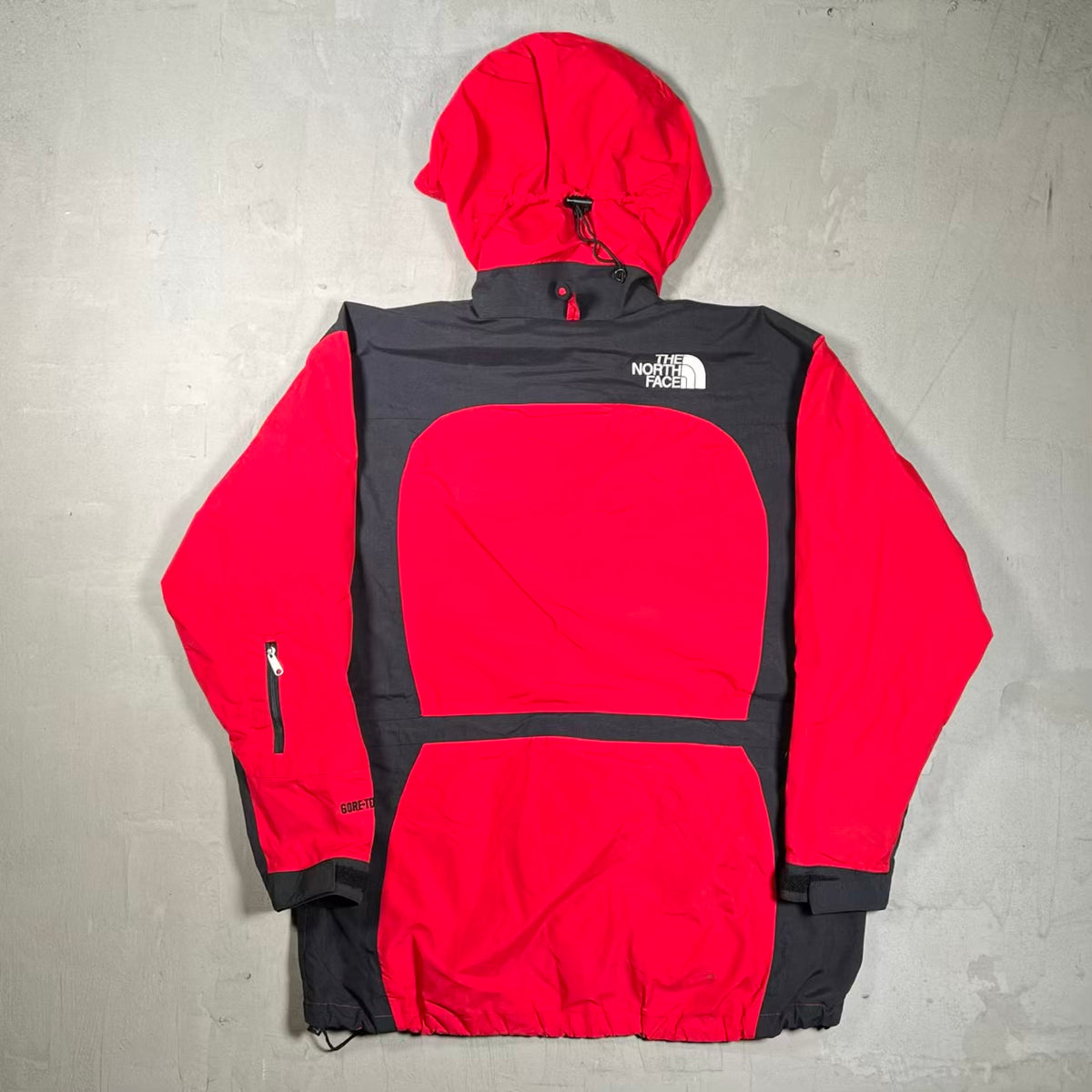 Y2K North Face Summit Series Gore Tex Red Zip Up Jacket Size Large USED v20344