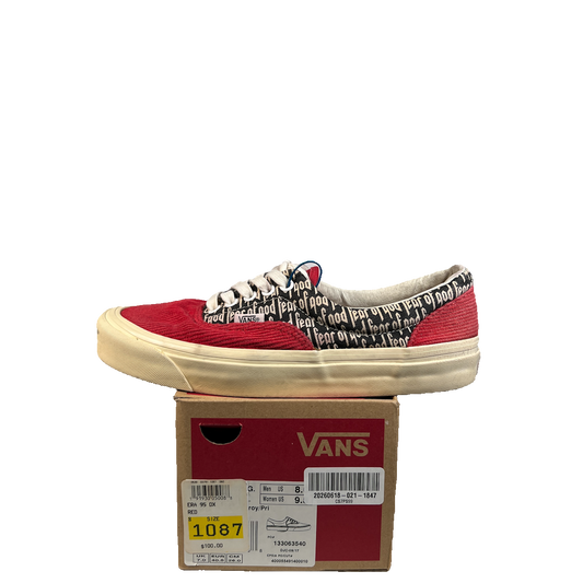 Vans Era 95 DX Fear of God Red (2017) Size 8 USED s22385