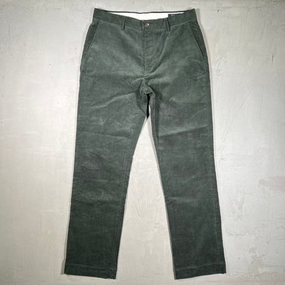 Polo Ralph Lauren Dark Green Cords Size 32 USED v20427