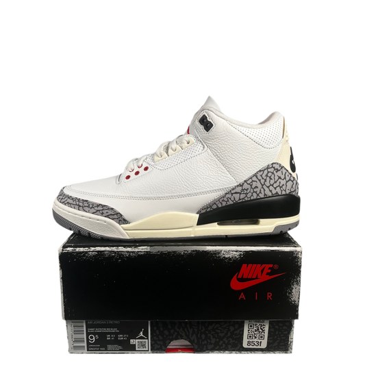 Jordan 3 White Cement Reimagined (2023) Size 9.5 NEW s17938