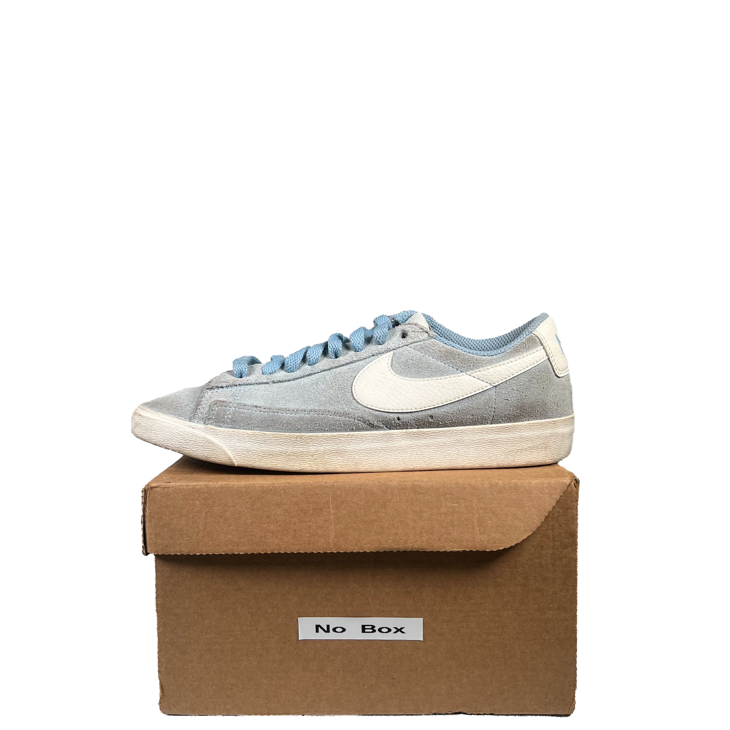 Nike Blazer Low Leche Blue Size 6.5M/8W USED NO BOX s13384