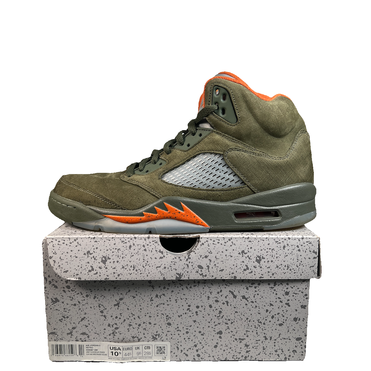 Jordan 5 Olive (2024) Size 10.5 USED s22671