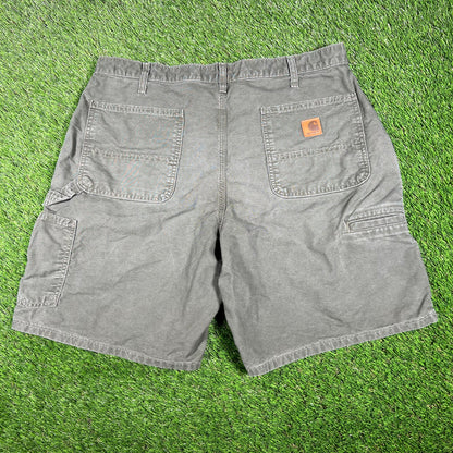 Carhartt Olive Green Shorts Size 36 USED v16898