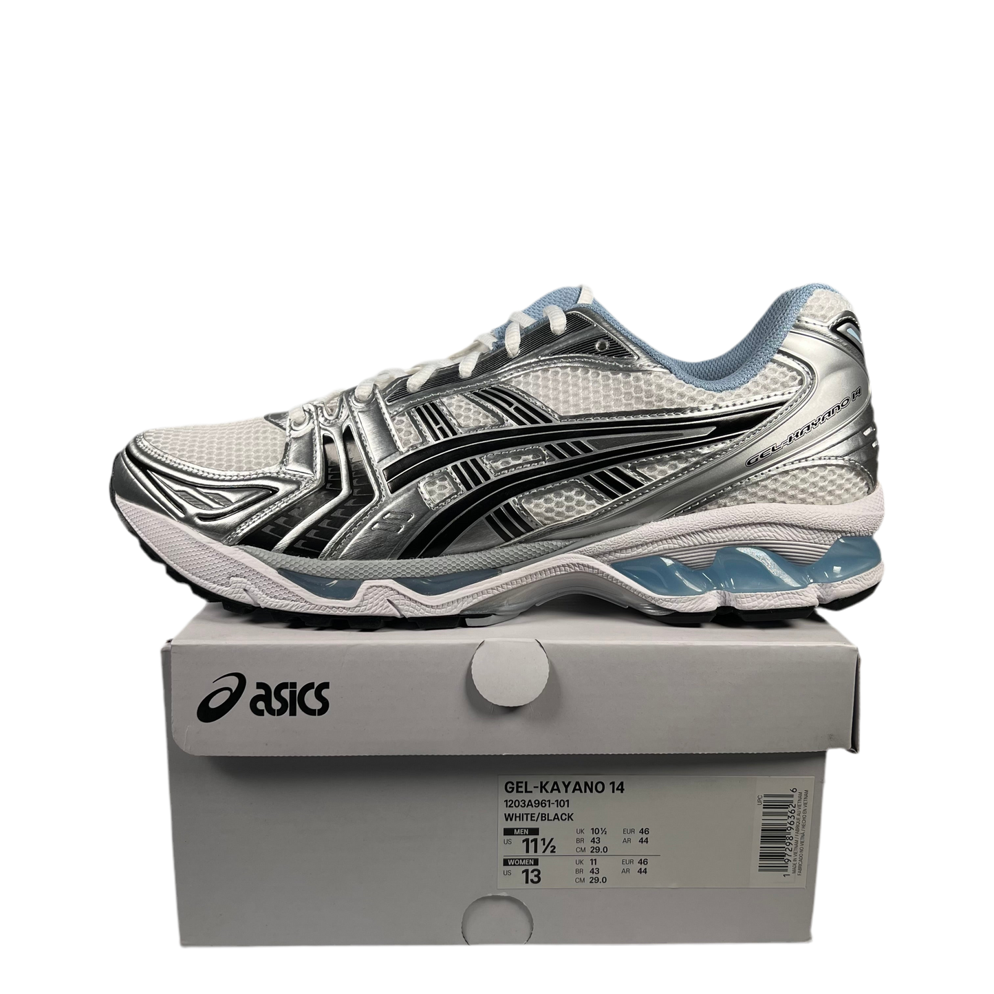 Asics Gel-Kayano 14 x JJJJound White Blue (2025) Size 11.5 NEW s18689