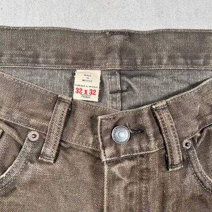 Ralph Lauren Double RL Dirty Denim Sample Jeans Size 32x32 USED v20225