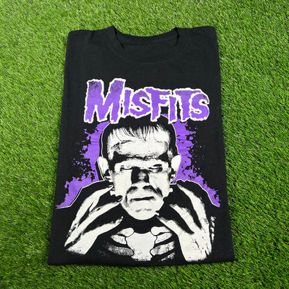 Y2K Misfits Purple Frankenstein Size Large USED v16599