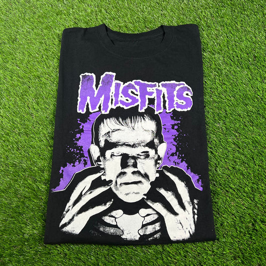 Y2K Misfits Purple Frankenstein Size Large USED v16599