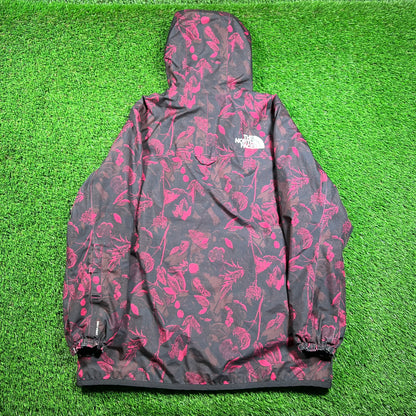 The North Face Dryvent Womens Superlu Insulated Floral Pink Jacket Size Medium USED v18501