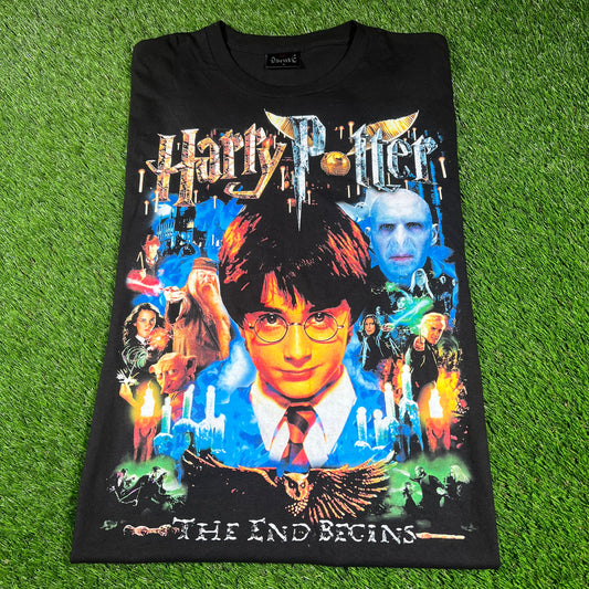 Dbruze Harry Potter Rap Style Black Tee Size Large USED x14478