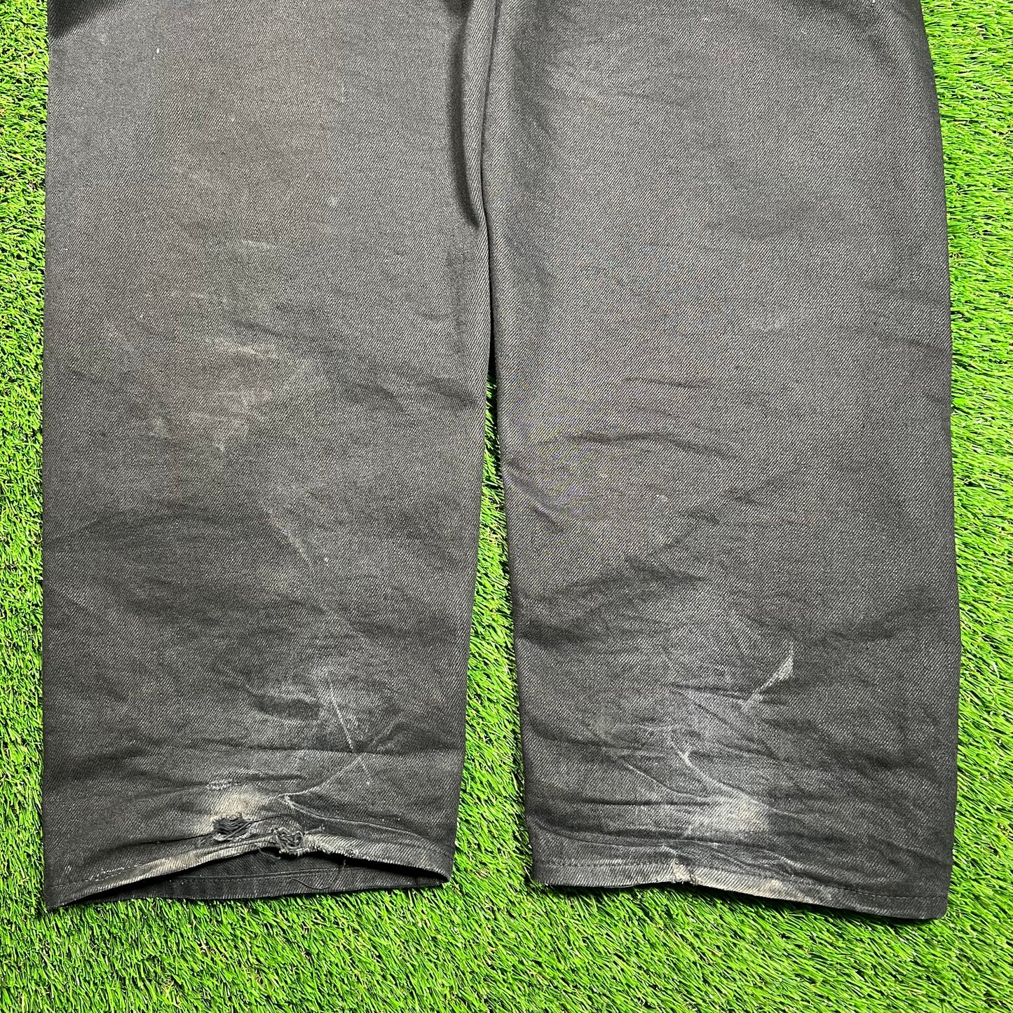 Supreme Baggy Rigid Selveged Black Denim Size 32 USED x16303