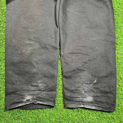 Supreme Baggy Rigid Selveged Black Denim Size 32 USED x16303