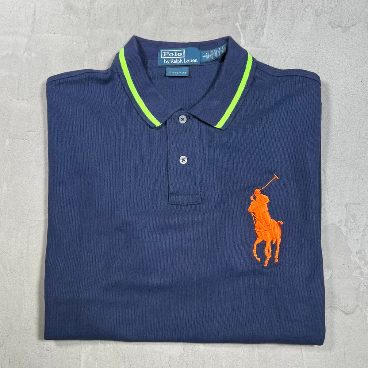 Polo Ralph Lauren US Open 2011 Navy Polo Size Large USED v20221