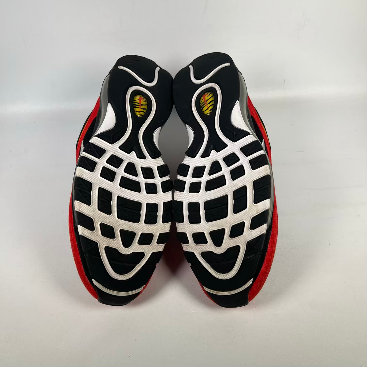 Nike Air Max 97 Black Chile Red Magma Orange (2020) Size 10 USED s23740