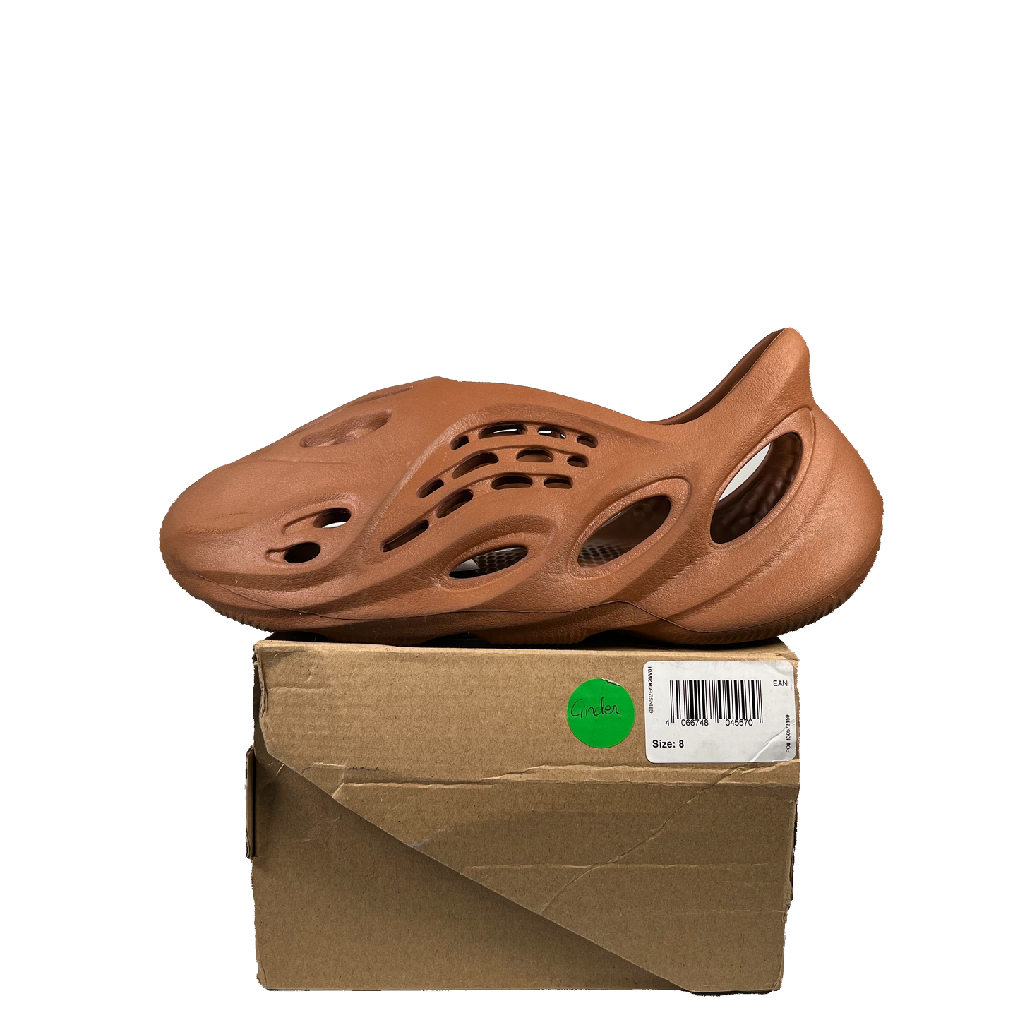 Yeezy Foam Runner Clay Red (2023) Size 9 USED s20063