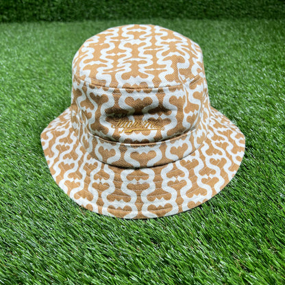 Supreme Tan Monogram Twill Crusher Size Medium/Large (2021) USED x14777