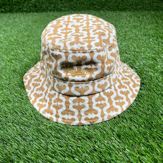 Supreme Tan Monogram Twill Crusher Size Medium/Large (2021) USED x14777