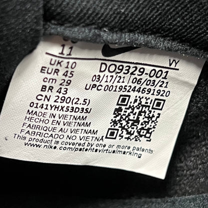 Nike Dunk Low Undefeated "5 On It" Black (2021) Size 11 NEW s19241