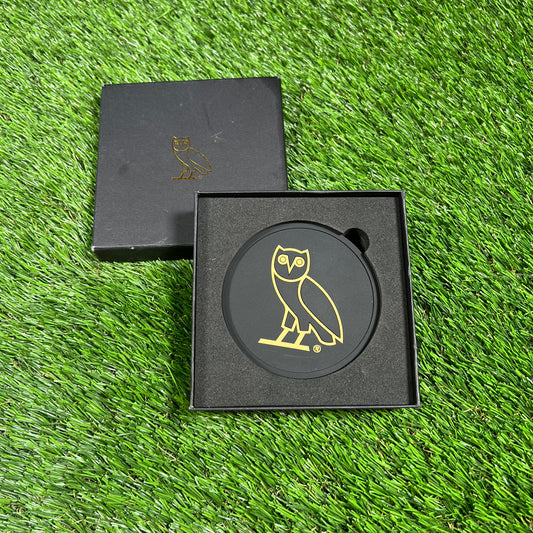 OVO Owl Black Coaster Size One Size USED x14345