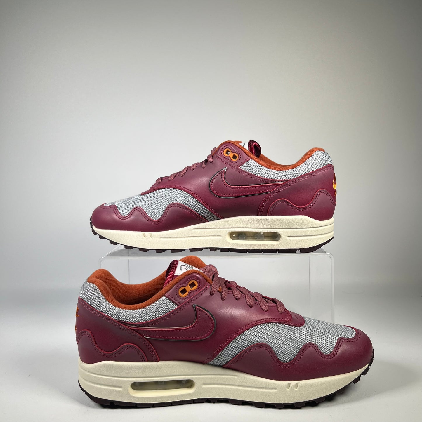 Nike Air Max 1 Patta Waves Rush Maroon (2021) Size 9.5 NEW s19921