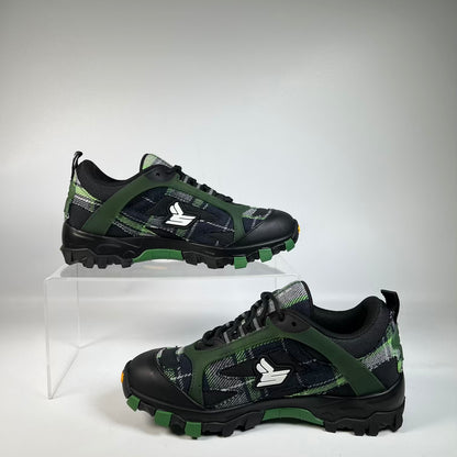 Sicko Eric Emanuel Green Plaid Hiking Boots (2026) Size 5 NEW s23472
