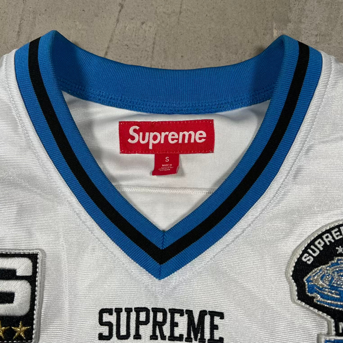 Supreme Find God White Football Jersey (2026) Size Small USED x18288
