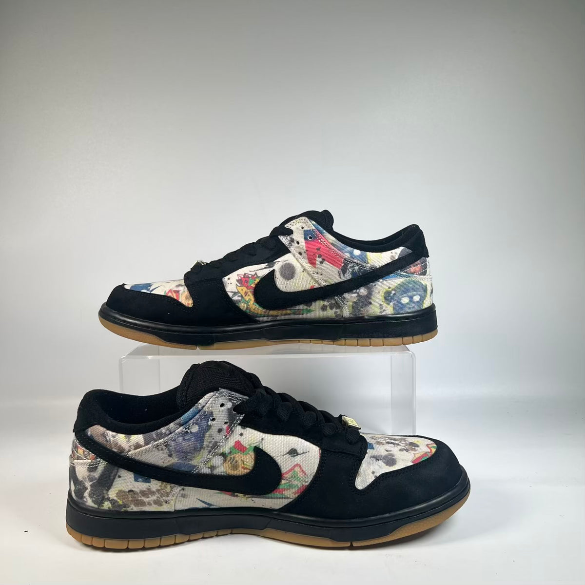 Nike SB Dunk Low Supreme Rammellzee (2023) Size 11.5 USED s23614