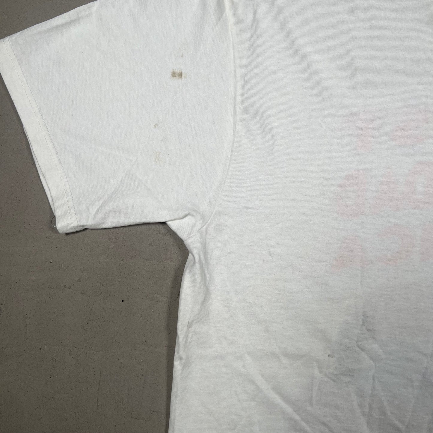 1998 Simpsons Hardest Working Dad White Tee Size Large USED v19313