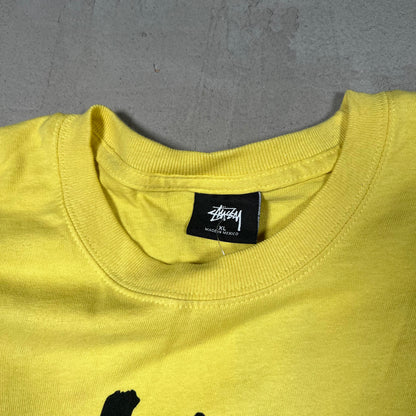 Stussy Dover Street World Tour Longsleeve Yellow Size XL NEW x17287