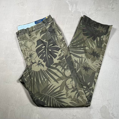 Polo Ralph Lauren Chino Green Camo Pants Size Size 34x32 USED v20133