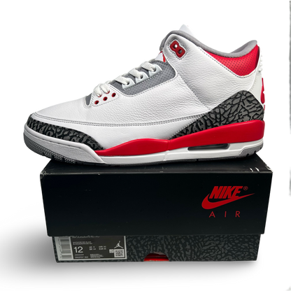 Jordan 3 Fire Red (2022) Size 12 NEW S17585