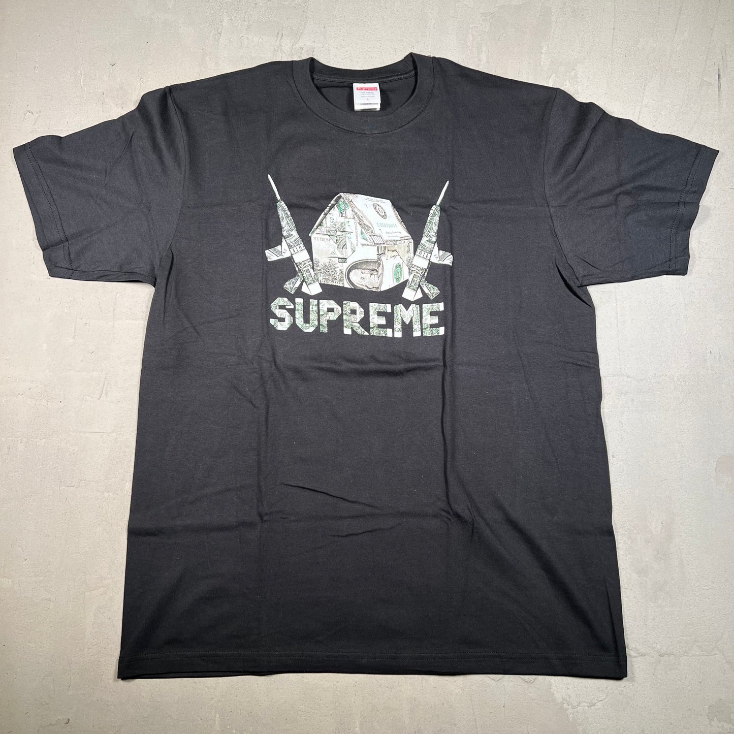 Supreme Origami Black Tee Size Large NEW x17418