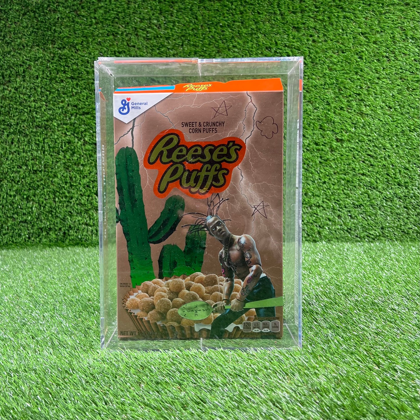 Travis Scott Reese Puffs Cereal Box NEW