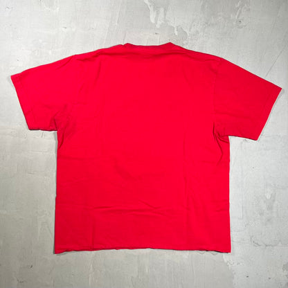 Supreme Hey Fuckface Cropped Red Tee Size Medium USED x18749