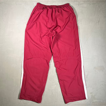 Y2K Nike Maroon Track Pants Size XL USED v20385
