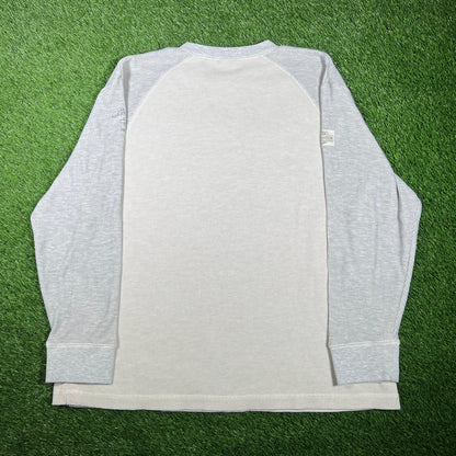 Y2K Harley Davidson Nevada Grey Thermal Longsleeve Size XL USED v17479