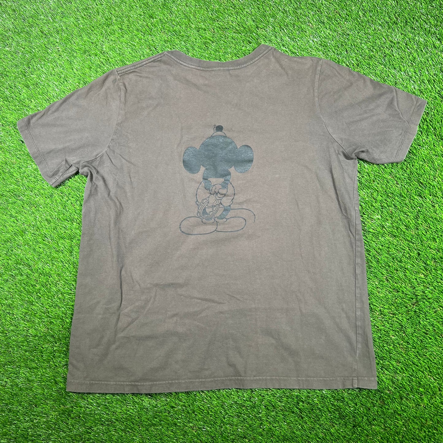 Number Nine Brown Mickey Mouse Tee (2017) Size Medium USED x15030