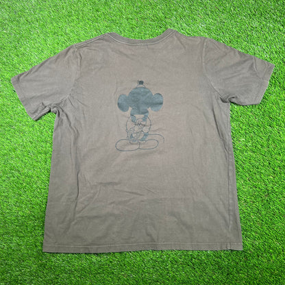 Number Nine Brown Mickey Mouse Tee (2017) Size Medium USED x15030