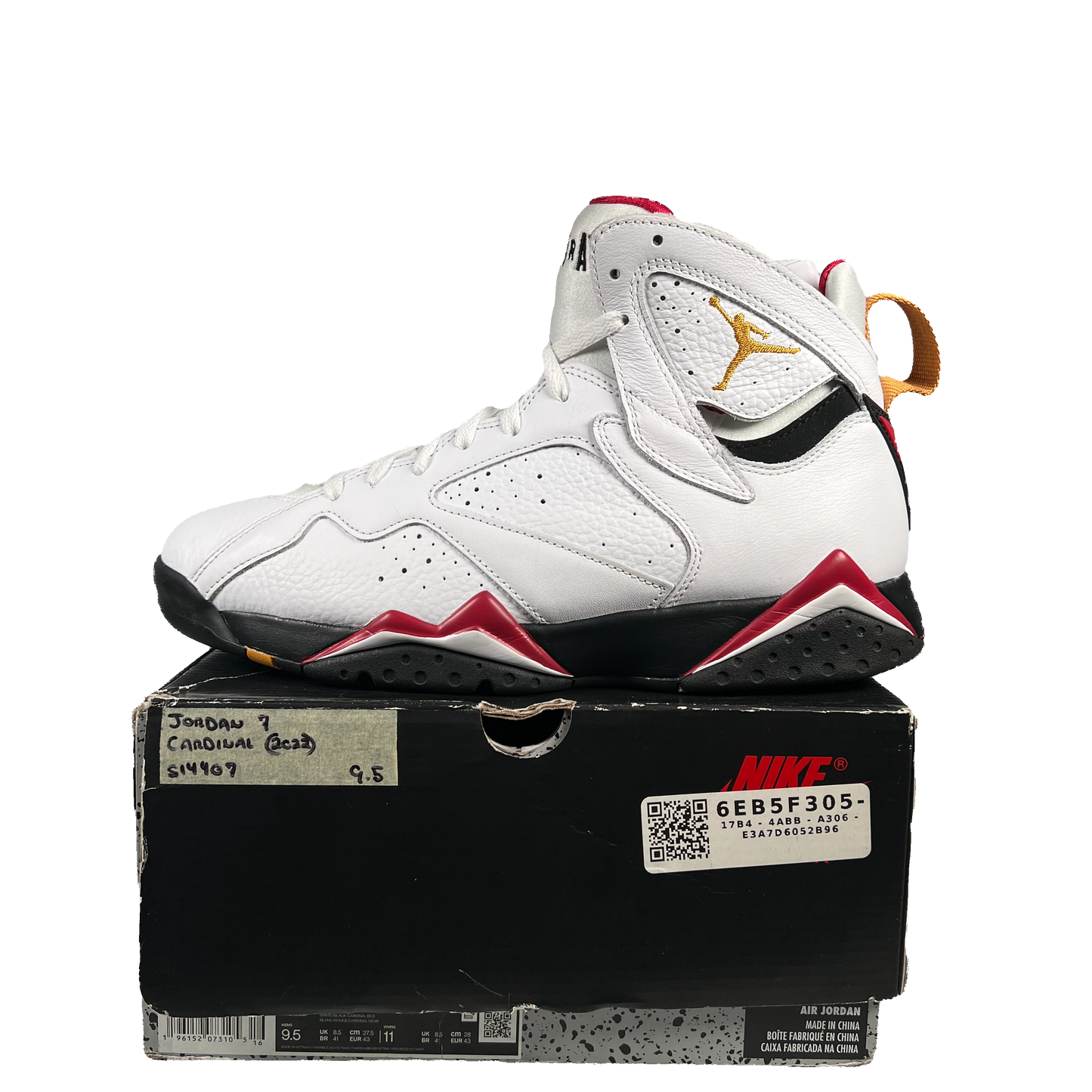 Jordan 7 Cardinal (2022) Size 9.5 USED s19967