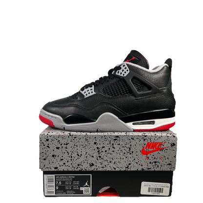 Jordan 4 Bred Reimagined (2024) Size 7.5 USED s20058