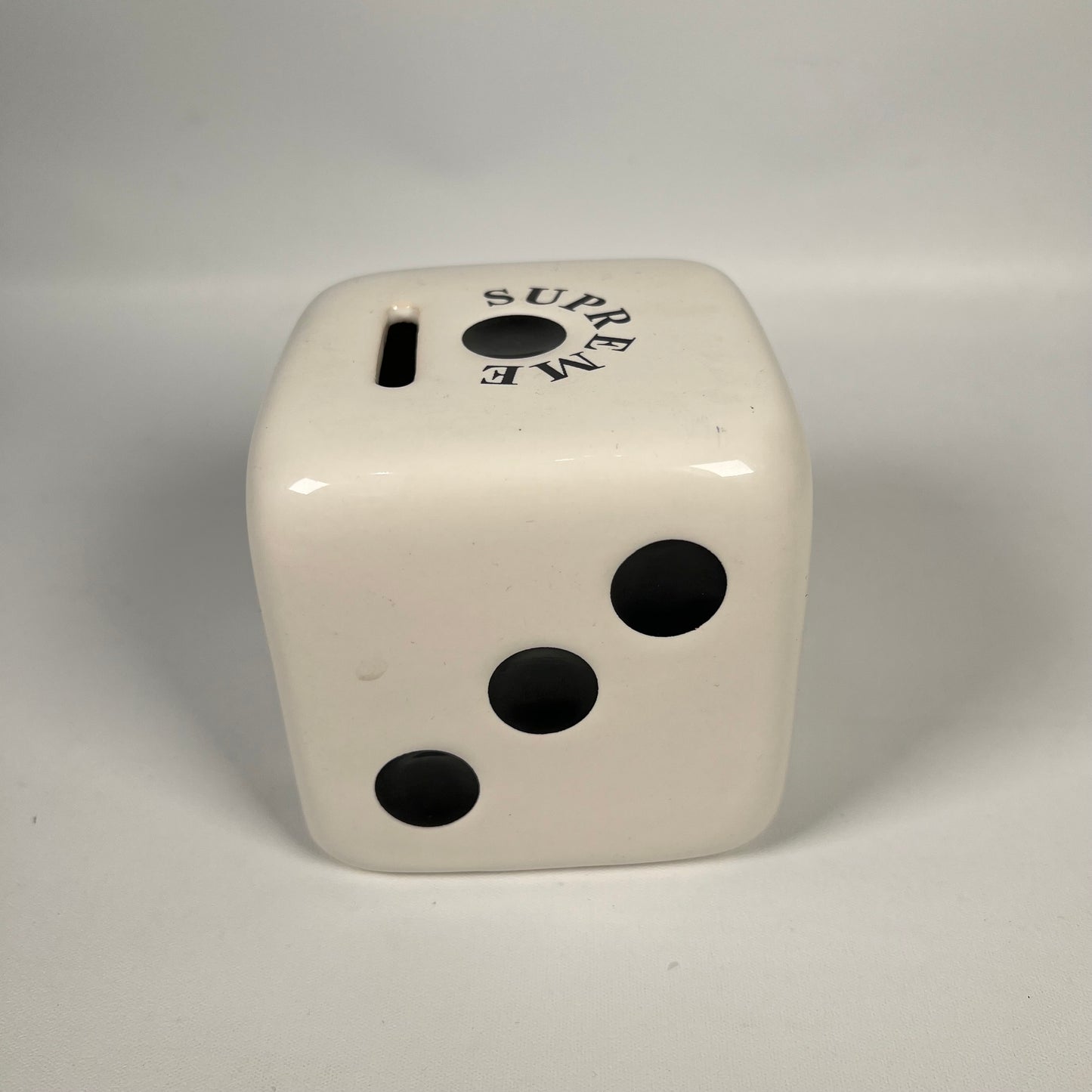 Supreme Ceramic Dice Piggy Bank White (2011) USED x14331