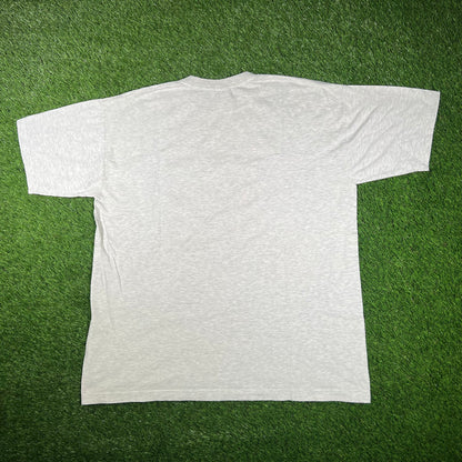 1990s Cows Swiss Kamasutra Grey Tee Size XL USED v17165