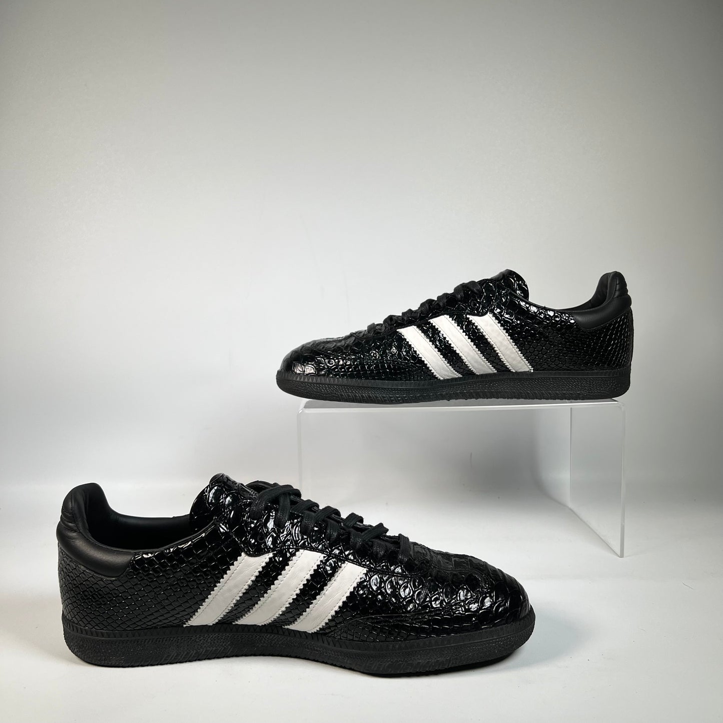 Adidas Samba OG Made in Italy Black Croc (2024) Size 9 USED s21850