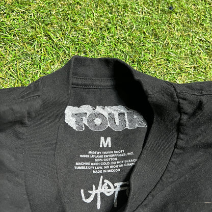 Travis Scott Utopia "I Know" Portrait Black Tee Size Medium USED x13485