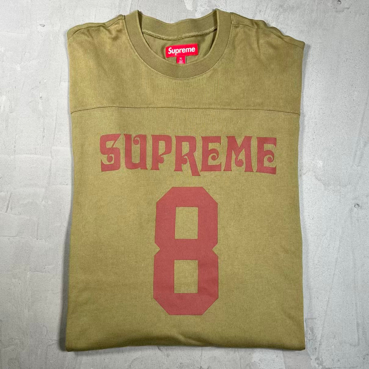 Supreme Affiliated Green Football Longsleeve (2025) Size XL USED x18814