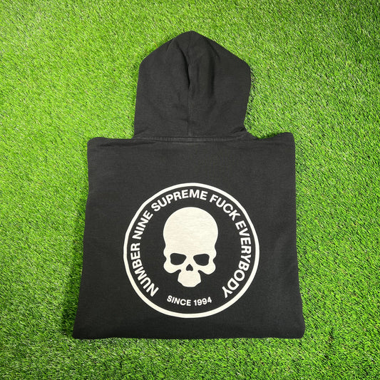 Supreme Number (N)ine Black Hoodie Size XL NEW x15639